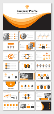 Modern Company Profile Presentation And Google Slides Themes