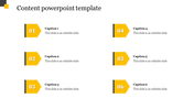 Content PowerPoint Template for Professional Displays