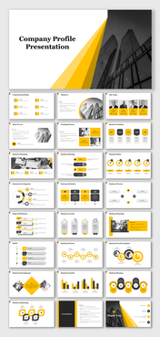 Attractive Company Profile Presentations And Google Slides