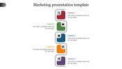 Marketing Presentation Template Slide Design 5-Node