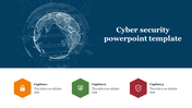 Cyber Security PowerPoint Template for Protecting Data