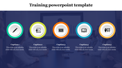 Creative Training PowerPoint Template In Multicolor Model