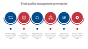 Total Quality Management PowerPoint In Circle Design