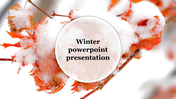 Impressive Winter PowerPoint Presentation Side Template