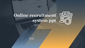 Online Recruitment System PPT Template & Google Slides