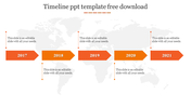 Buy the Creative Timeline PPT Template Free Download