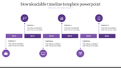 Downloadable Timeline Template PowerPoint Background