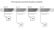 Attractive PowerPoint SmartArt Timeline Template