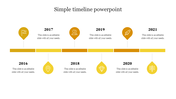 Innovative Simple Timeline PowerPoint Slide Template