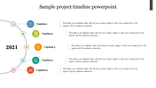 Sample Project Timeline PowerPoint PPT Template With Five Nodes