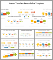 Best Arrow Timeline PowerPoint and Google Slides Templates