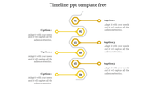 Our Predesigned Timeline PPT Template Free With Six Nodes