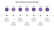 Get Free Timeline PowerPoint Slide Templates Presentation