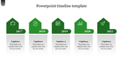 PowerPoint 2010 Timeline Template Presentation-5 Node