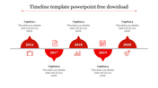 Stunning Timeline Template PowerPoint Free Download