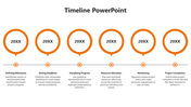 Imaginative Flat Timeline PPT And Google Slides Template