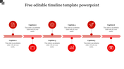 Free Editable Timeline Template PowerPoint Templates