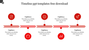 Creative Timeline PPT Templates Free Download Presentation