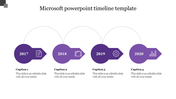 Microsoft PowerPoint Timeline Template Slide Design