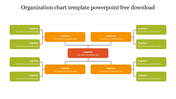 Best Organization Chart Template PowerPoint Free Download