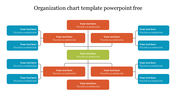 Creative Organization Chart Template PowerPoint Free