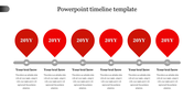 Effective PowerPoint Timeline Template Presentation 6-Node