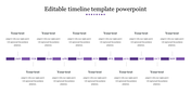 Editable Timeline Template PowerPoint Presentation