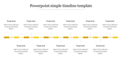 Download Unlimited PowerPoint Simple Timeline Template