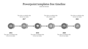 Competent PowerPoint Templates Free Timeline Slide Design