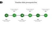 Best Timeline Slide PowerPoint Free PPT Presentation