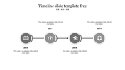 Best Timeline Slide Template Free Presentation PowerPoint 