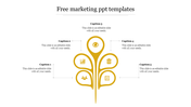 Attractive Free Marketing PPT Templates Slide