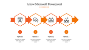 Most Powerful Arrow Microsoft PowerPoint Presentation