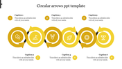 Editable Circular Arrows PPT Template Presentation Slides