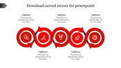 Download Curved Arrows For PowerPoint Presentation Template