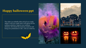 Attractive Happy Halloween PPT Template Presentation