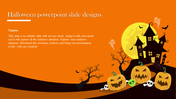 Creative Scary Halloween PowerPoint Slide Designs Template 