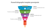 Funnel Infographic PPT Template for Marketing Strategies