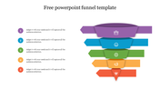 Get Multicolor Free PowerPoint Funnel Template Slides