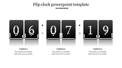 Flip Clock PowerPoint Template Presentation & Google Slides