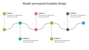 Multicolor Simple PowerPoint Template Design Slides