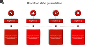 Download Slide Presentation Template Design 4-Node