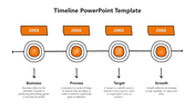 Concise Timeline Process Flow PowerPoint And Google Slides