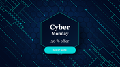 Attractive Cyber Monday Week Sales PowerPoint