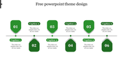 Attractive Free PowerPoint Theme Design Slide