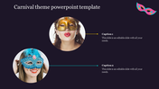 Carnival Theme PowerPoint Template Slide