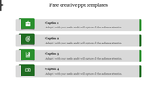 Free Creative PPT Templates With Four Nodes