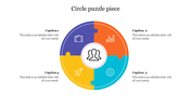 Stunning Circle Puzzle Piece Slide Template Design