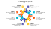 Best Circle Jigsaw Puzzle PowerPoint Presentation Template