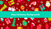 Striking Girly Christmas Backgrounds PPT And google Slides